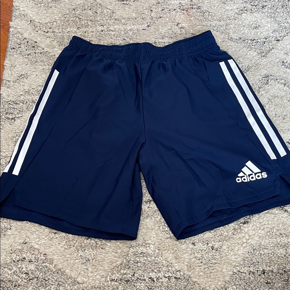 Adidas Kids Dark Blue Athletic Shorts